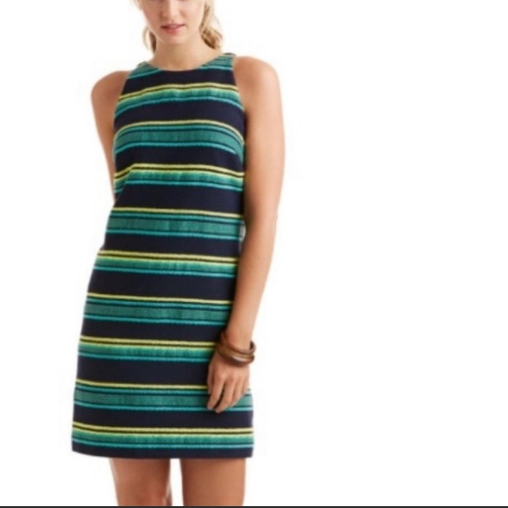 Vineyard Vines Striped Jaquard Shift Dress - Picture 3 of 8